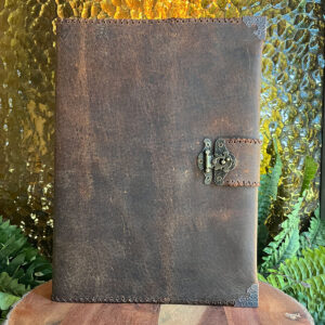 Pig skin leather journal